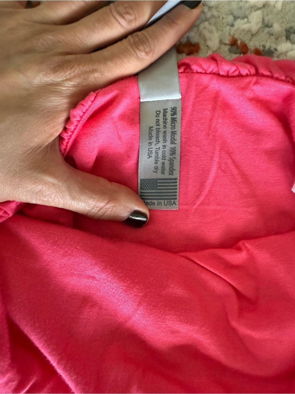 LIKE NEW Go Couture Rose Pink Strapless Maxi Dress S Summer Vacation Resortwear - Picture 5 of 8